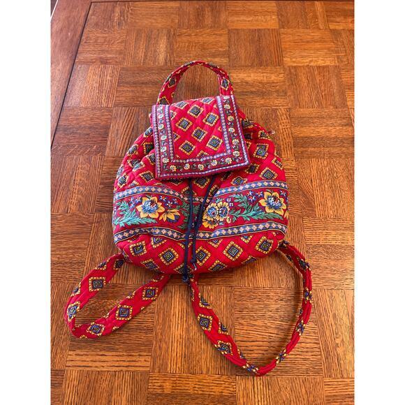 Vera Bradley quilted backpack - Picture 1 of 8